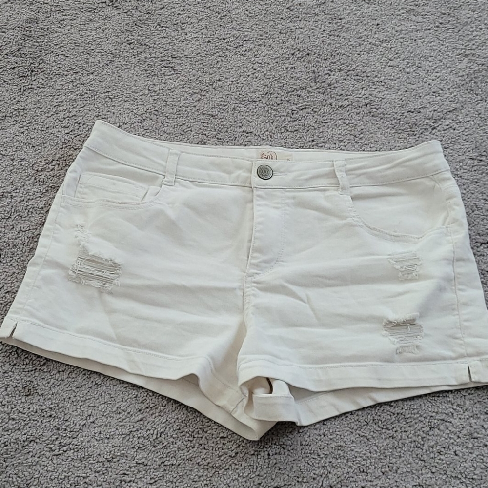 White Shorts
